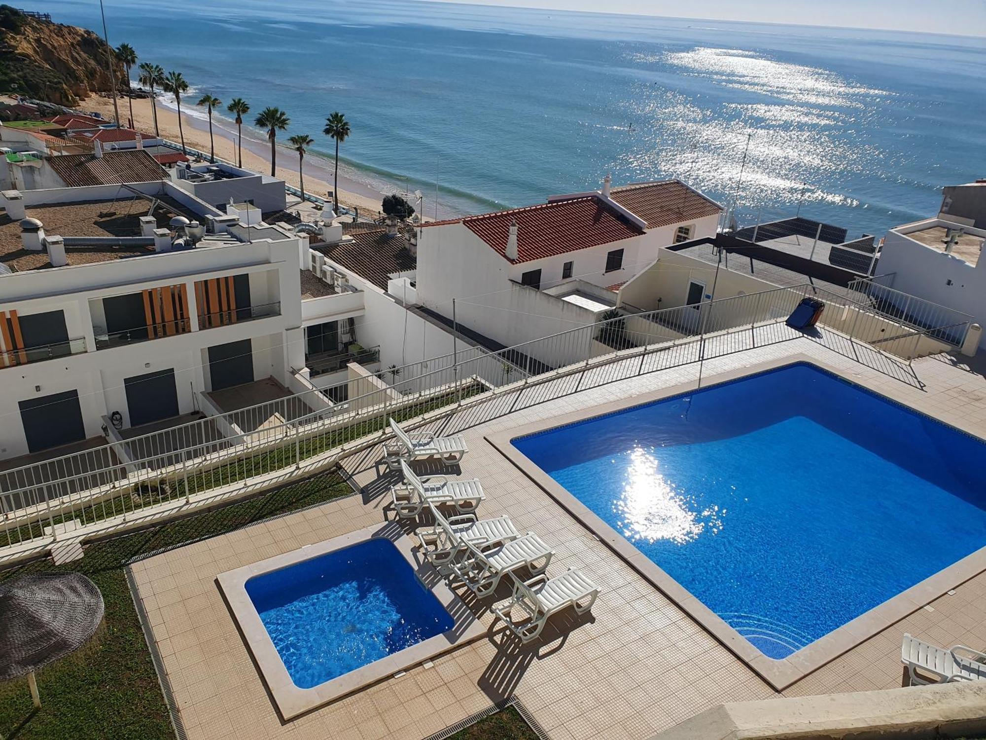 Apartamento Magnifique Duplex Avec Piscine En Bord De Mer Olhos de Agua  Exterior foto